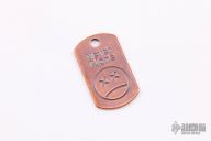  Steel Flame/AFK Dog Tag