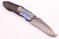 Buttonlock Folder - Damasteel