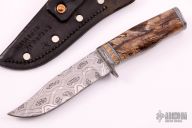Damascus and Spalted Wood Hunter