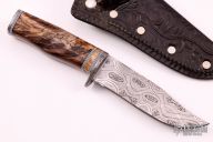 Damascus and Spalted Wood Hunter
