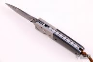 D/A Auto - Damascus and Micarta