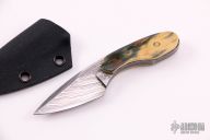 Damascus and Mammoth Ivory Necker