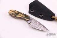 Damascus and Mammoth Ivory Necker