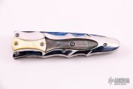 Damascus and Pearl Linerlock