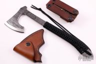 Forged Raven Bearded Axe