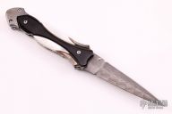 Damascus Linerlock Dagger