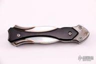 Damascus Linerlock Dagger