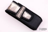 Damascus Linerlock Dagger