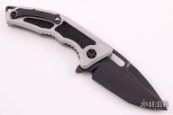 Medusa Manual Tanto Battleworn Black Blizzardworn Handle