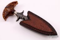Damascus Push Dagger