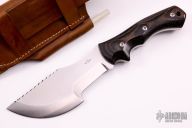 WSK - Black Linen and Natural Burlap Micarta