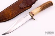 Model 12-6 Sportsman Bowie - Pinned Stag