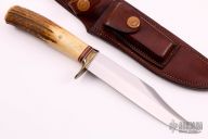 Model 12-6 Sportsman Bowie - Pinned Stag