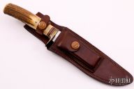 Model 12-6 Sportsman Bowie - Pinned Stag