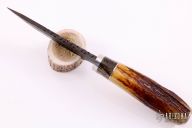 Stag Hunter w/ Birds Eye Damascus 