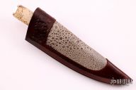 Wharncliffe Hunter w/ Walrus Jaw & Maple Burl 