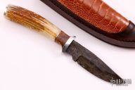 Hunter W/ birds Eye Damascus