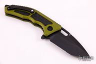  Medusa Manual Tanto Black Serrated Green