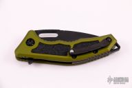  Medusa Manual Tanto Black Serrated Green