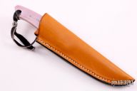 Mokume and Pink Pear Fixed Blade