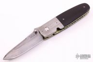 Damascus and Ebony Linerlock