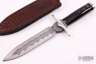 Large Dagger w/ Hamon and Buffalo Horn