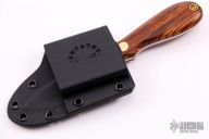 K-70 Black Widow Drop Point - Cocobolo