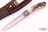 Engraved Boot Knife
