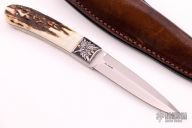 Engraved Boot Knife