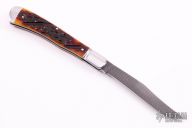 Damascus and Jigged Bone Trapper