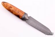 Damascus and Walrus Ivory Dagger