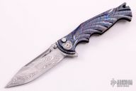Integral Tighe Breaker Flipper - Damasteel and Black Timascus