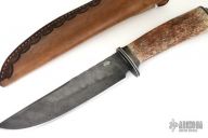 Damascus Bowie Knife