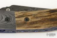 Damascus & Mammoth Ivory Folder