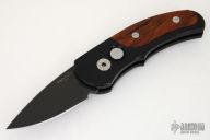 Runt J4 4407C - Black Handle / Cocobolo / Black Blade