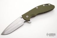 XM-18 Framelock Flipper - 3 1/2" (Hand-Ground / OD Green G10)