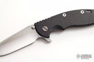 XM-18 Framelock Flipper - 3 1/2" (Hand-Ground / Carbon Fiber)