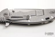 XM-24 Framelock Flipper - 4" (Tumble Finish / Brown G10 & Tumble)