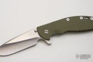 XM-24 Framelock Flipper - 4" (Hand-Ground / OD Green G10)