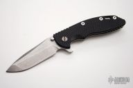 XM-18 Framelock Flipper - 3 1/2" (Tumble Finish / Black G10)