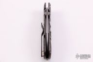 Elvia - Damascus and Carved Titanium