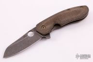 Smock Southard Flipper - Green Canvas Micarta