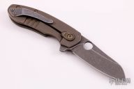 Smock Southard Flipper - Green Canvas Micarta