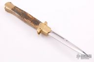 Custom Stiletto OTF - Mammoth Ivory