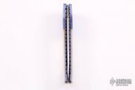 Bolster Release Auto - Damascus and Pearl