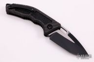 Medusa Auto - Tanto Black Two-Tone Carbon Fiber