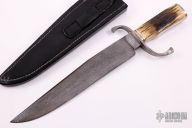 Mosaic Damascus and Mammoth Ivory Bowie