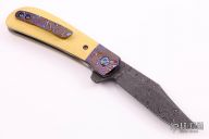 Lannys Clip Flipper - Damascus, MokuTi and Westinghouse