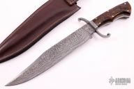Damascus and Rams Horn Bowie