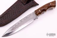 Almond Burl Spearpoint